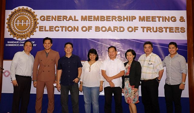 The newly elected Board of Trustees of Mandaue Chamber of Commerce and Industry. (CONTRIBUTED)