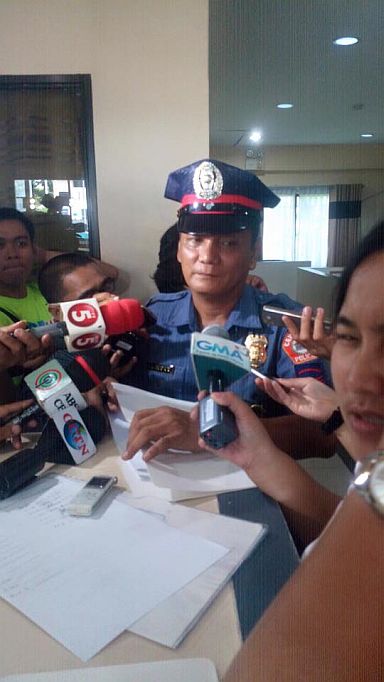 SP01 Adonis Dumpit faces the media after reporting back to work yesterday.(CDN PHOTO/Patrick Byron Gattoc)