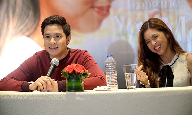 Alden Richards and Maine Mendoza face the Cebu media for their first presscon for "Imagine You and Me"
