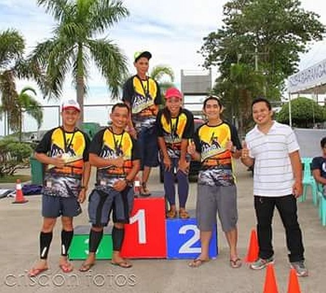 Top finishers in the Danasan 60K Ultramarathon celebrate on the podium after receiving their medals. (CONTRIBUTED PHOTO)