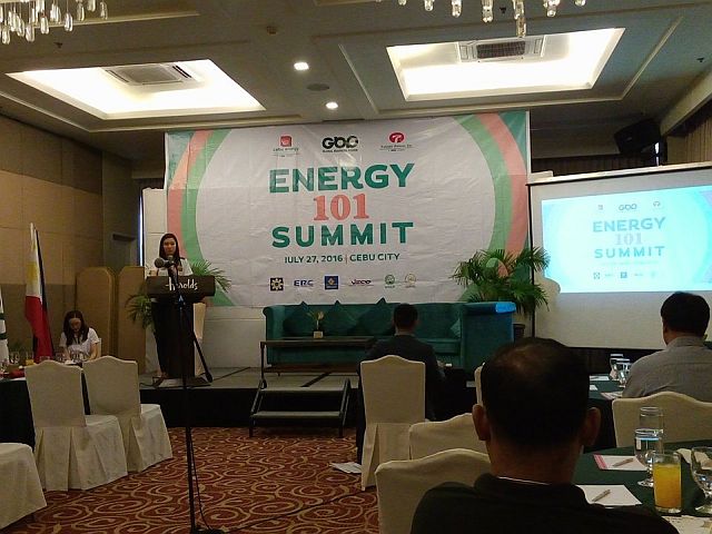 Energy 101 Summit at Harold's Hotel in Cebu City. (CDN PHOTO/VICTOR SILVA)