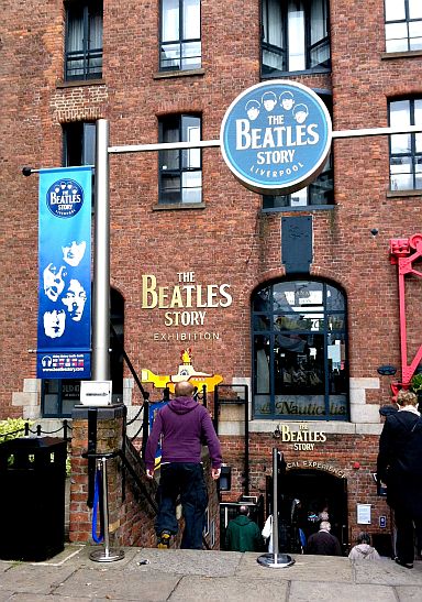 the Beatles Story entrance