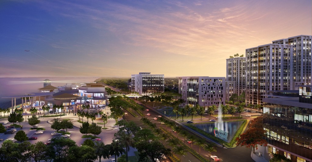 Filinvest-An artist's rendering of City di Mare's stunning coastal view adds to Cebu's charm