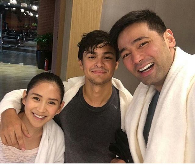 Hayden Kho with Sarah Geronimo  and Matteo  Guidicelli