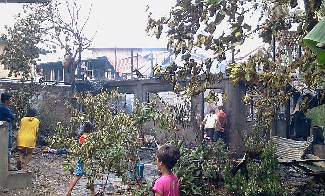 The fire ate up everyvaluable item owned by occupants of the apartment units owned by Evangeline Yampoy in Barangay Poblacion, Lapu-Lapu City.