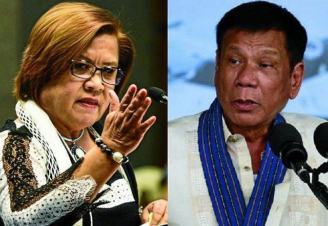 Senator Leila de Lima is challenging President Rodrigo Duterte to produce evidence and file cases against those he named as supposedly involved in the illegal drugs trade. /Inquirer.net