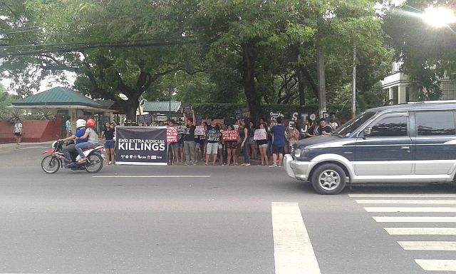 UP Students protest against extrajudicial killings (CDN PHOTO/ MOREXETTE ERRAM)