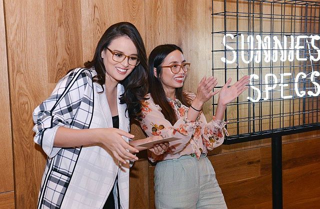 DYNAMIC DUO. Georgina Wilson  and cousin Martine Cajucom spread the good news of their latest venture,  Sunnies Specs.