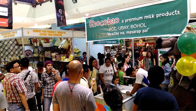 Chocobao, which sells carabao  milk ice cream, is a hit at the Sandugo Trade Expo at the Island City Mall.