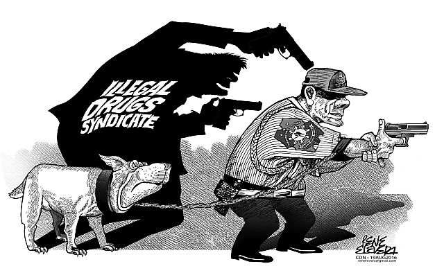 Cartoon for_19AUG2016_FRIDAY_renelevera_DRUG SYNDICATE