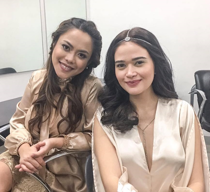 Kim Molina and Bela Padilla grace the premiere night of “Camp Sawi”  at SM Seaside  City Cebu. (CONTRIBUTED BY JUSTIN MEDEL)