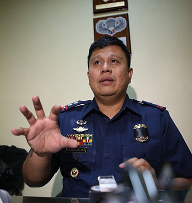 Supt. Romeo Santander is one of the police officers named in the list of President Duterte as being involved in illegal drugs. (CDN FILE PHOTO)