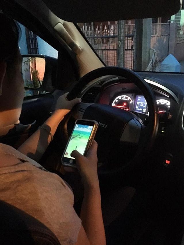  Pokemon Go is a fun game to play but not when driving because it contains the worst elements of driver distraction.  (CONTRIBUTED PHOTO/JOJO JUDILLA)