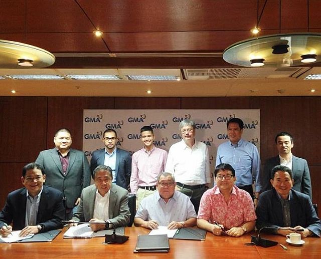 GMA Network, APT Entertainment, Hollywood and Korean film producers  during Friday’s signing  of agreement.