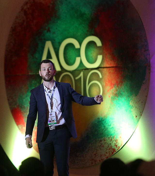 Shane Minogue, lead analyst of IDC Australia and New Zealand, is keynote speaker of the 12th Asian Carriers Conference, which opened at Shangri-la Mactan Resort and Spa. (CDNPHOTO/LITO M. TECSON)
