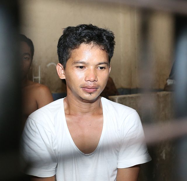Painter Ismael Momo claims he didn’t know there was a law against bomb jokes (CDN PHOTO/LITO TECSON).