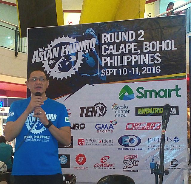 Race director Ronald Lumbao talks about the upcoming second leg of the Asian Enduro Series scheduled this weekend in Calape, Bohol (CDN PHOTO/GLENDALE ROSAL).