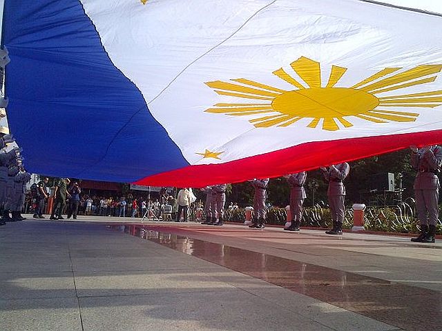 The Philippine national flag. (Inquirer file photo)