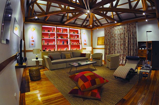Living room of the Honeymoon Villa. (CDN PHOTO/ DR. XAVIER SOLIS)
