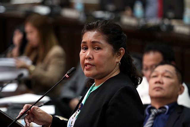 City Budget Officer Marietta Gumia outlines their tax collection drive to the council. (CDN Photo/Junjie Mendoza)