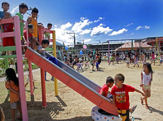 A Children’s Park built on the site of the old Pasil Fish Market which was damaged by the quake is now also in bad shape  following months of neglect by the Cebu City Engineering Office which was  tasked to maintain the park which opened only last February (CDN FILE PHOTO).