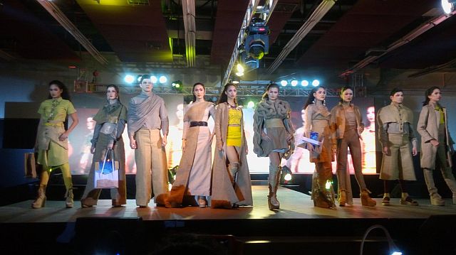 Models from FIDA show off their creations at the Aboitiz Green Fashion Revolution at the SM City Cebu Trade Hall. (CDN PHOTO/APPLE TA-AS)