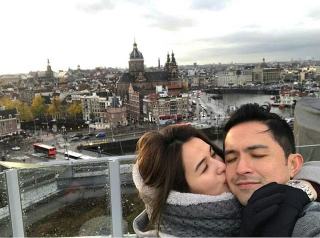  Jennylyn Mercado and Dennis Trillo at the Sky Lounge in Amsterdam