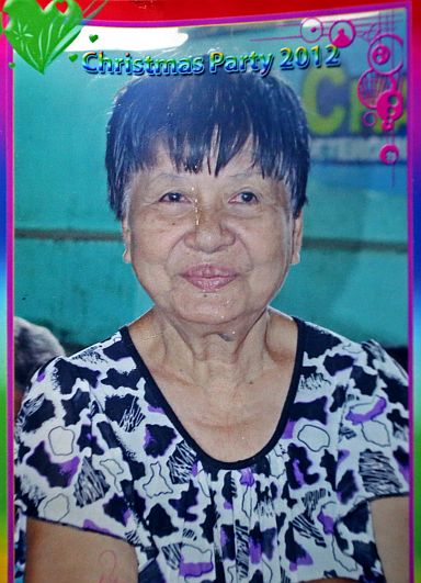 72-year-old Milagros Lapata (CONTRIBUTED)