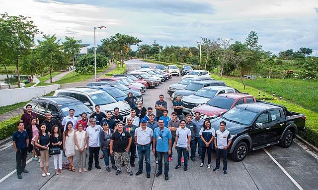 Members of the Car Awards Group, Inc. gather in front the vehicles tested last Oct. 25 and 26 at the Nuvali Evoliving Center in Laguna (GRABBED FROM CAGI FACEBOOK PAGE). 