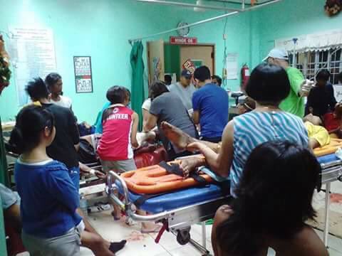 Victims of the Hilongos explosion are being treated in a nearby hospital. 