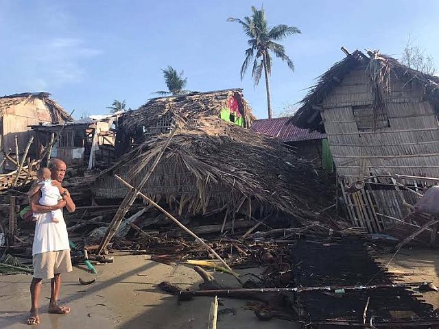 Typhoon Nina destroys houses made of light materials in Quezon province. (CONTRIBUTED). 