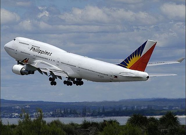 A Philippine Airlines aircraft 