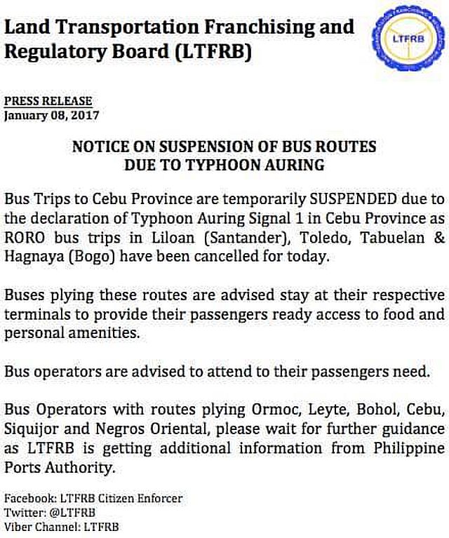 (PHOTO GRABBED FROM LTFRB-7 AHMED CUIZON). 