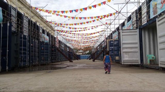 A child occupant walks around the Devotee City site at the Compaña Maritima which is just officially opened (CDN PHOTO/MOREXETTE ERRAM). 