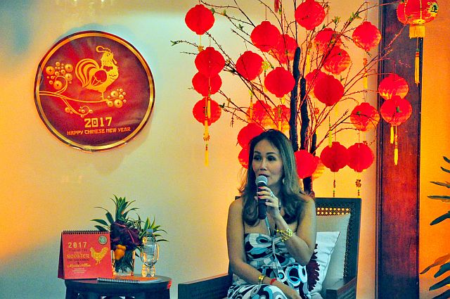 Marites Allen talks about finding luck in 2017  in her latest visit to Cebu. (CDN PHOTO/XAVIER SOLIS)