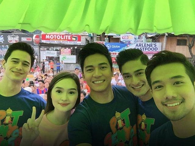 The STARS  of “Meant to Be” (from left): Ivan Dorschner, Mika dela Cruz, Jak Roberto, Addy Raj,  and Ken Chan. The primetime series also stars Barbie Forteza (not in photo). (GMA NETWORK).