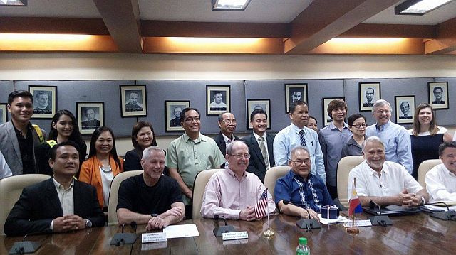 The faculty and staff of University of San Carlos and Santa Clara University of California, with representatives from RAFI, after their discussion on proposing a community-based microentrepreneurship which could help alleviating poverty in Region 7. (CDN PHOTO/MOREXETTE ERRAM)