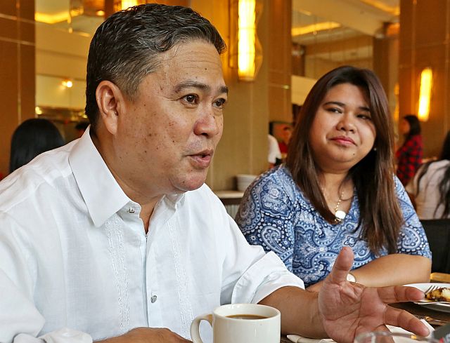 Ramero Espina, PHI vice president for sales and marketing, discusses the firm’s plans during an interview with Cebu Daily News.  CDN PHOTO/JUNJIE MENDOZA