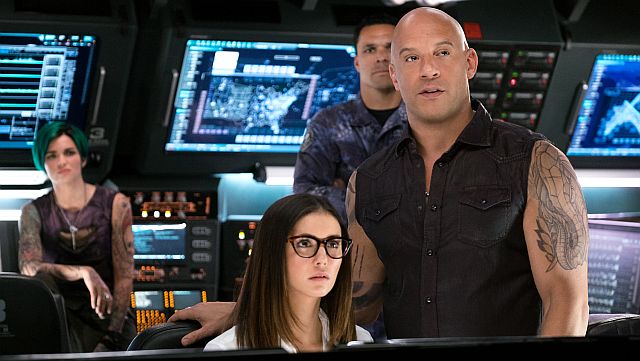 FROM left: Ruby Rose as Adele Yusef, Nina Dobrev as Rebecca Clearidge, Tony Gonzalez as Paul Donovan, and Vin Diesel  as Xander Cage in “xXx: Return of Xander Cage”