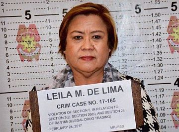 Sources from the Philippine National Police (PNP) released to the media the mugshots of Senator Leila de Lima taken after her arrest on Friday morning. Contributed 