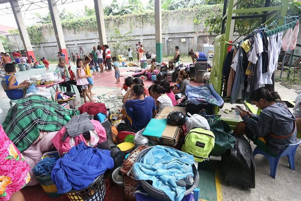  Fire victims from Sitio Lutaw-Lutaw are temporarily housed at the La Paloma covered court in Barangay Labangon