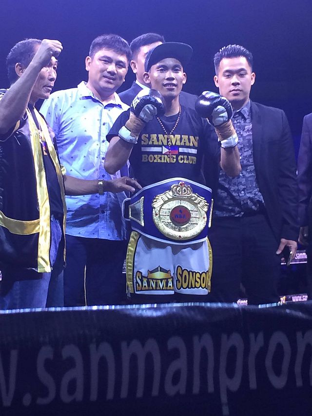 Lolito Sonsona gets the WBF Asia-Pacific super flyweight belt via a unanimous win over Renren Tesorio.