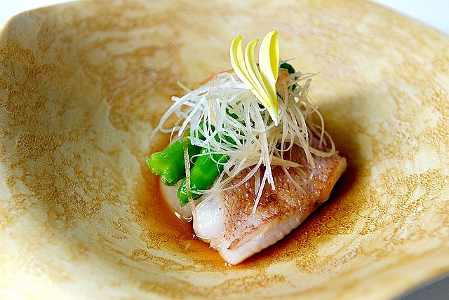 Yaki-Nituke Style Charcoal Grilled Kinki Fish