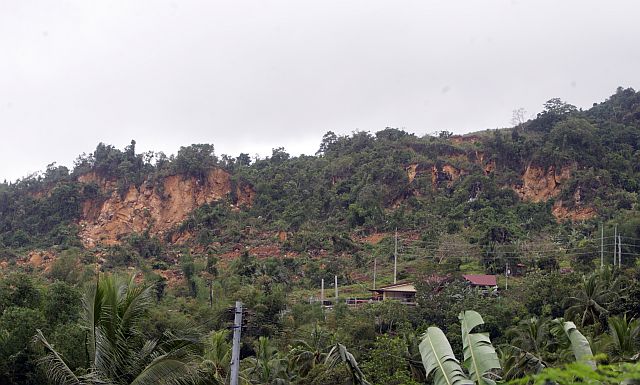 Landslides also hit the mountain barangay of Sirao, displacing families there. (CDN FILE PHOTO)