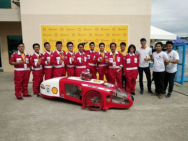 Members of USC Team Lahutay with their vehicle. grabbed from USC Team Lahutay’s FB page