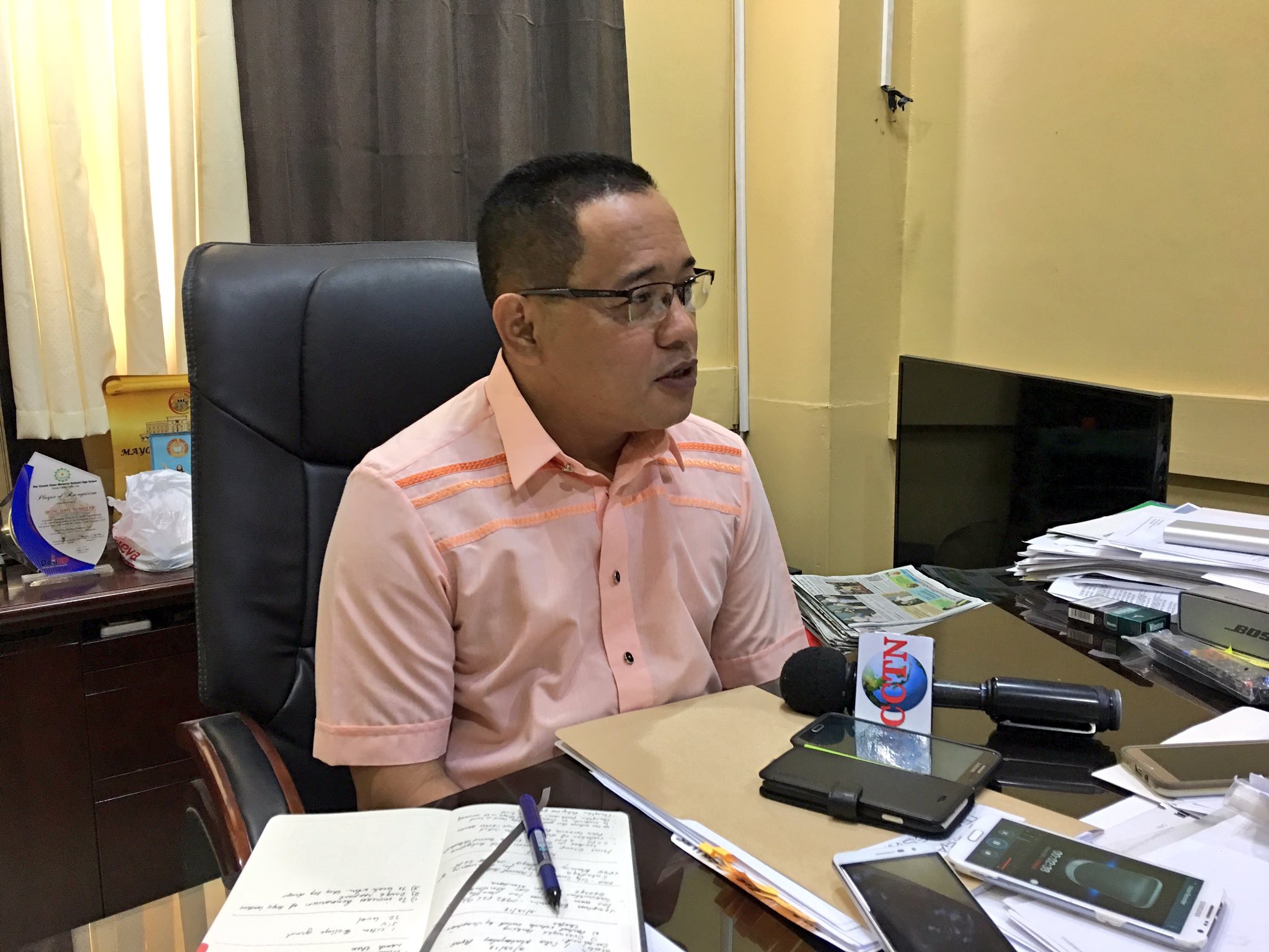 Councilor Dave Tumulak says he met with 11 barangay captains where some loaders and tanods were found positive of drugs use (CDN PHOTO/ SANTINO BUNACHITA) 