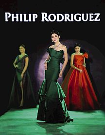 PHILIP RODRIGUEZ'S jewel tones and the necklace I covet on Eva Patalinjug