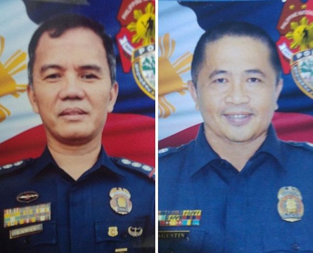 Senior Supt. Dennis Agustin (left), who used to be the  PRO-7 directorial staff chief, is replacing Senior Supt. Rey Lyndon Lawas who was transferred to Camp Crame. (CONTRIBUTED)