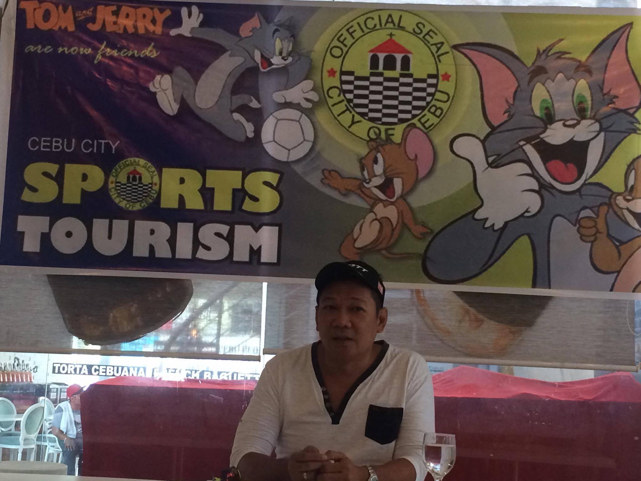 CEBU City Councilor Jerry Guardo discusses the concept of the Cebu City Sports Tourism, a program that will help promote various places in Cebu City through sports (CDN PHOTO Calvin Cordova)