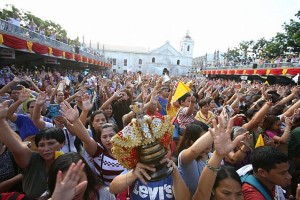 Devotees gather in the Basilica Minore del Sto. Niño to commemorate the Kaplag or the finding of the image of child Jesus. (CDN Photo by Junjie Mendoza)
